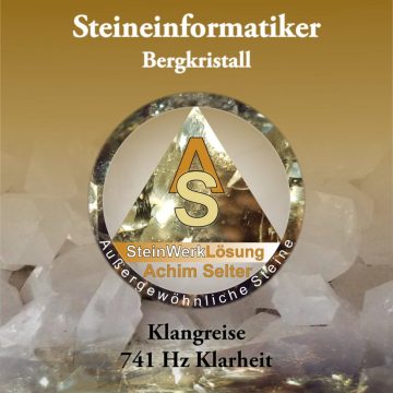 CD-Cover 741 Hz - Klarheit - Bergkristall - front