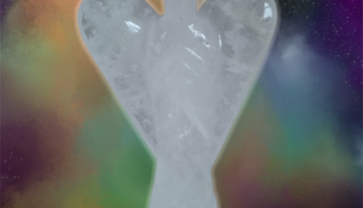 Engel | Bergkristall | ca. 19,5 cm