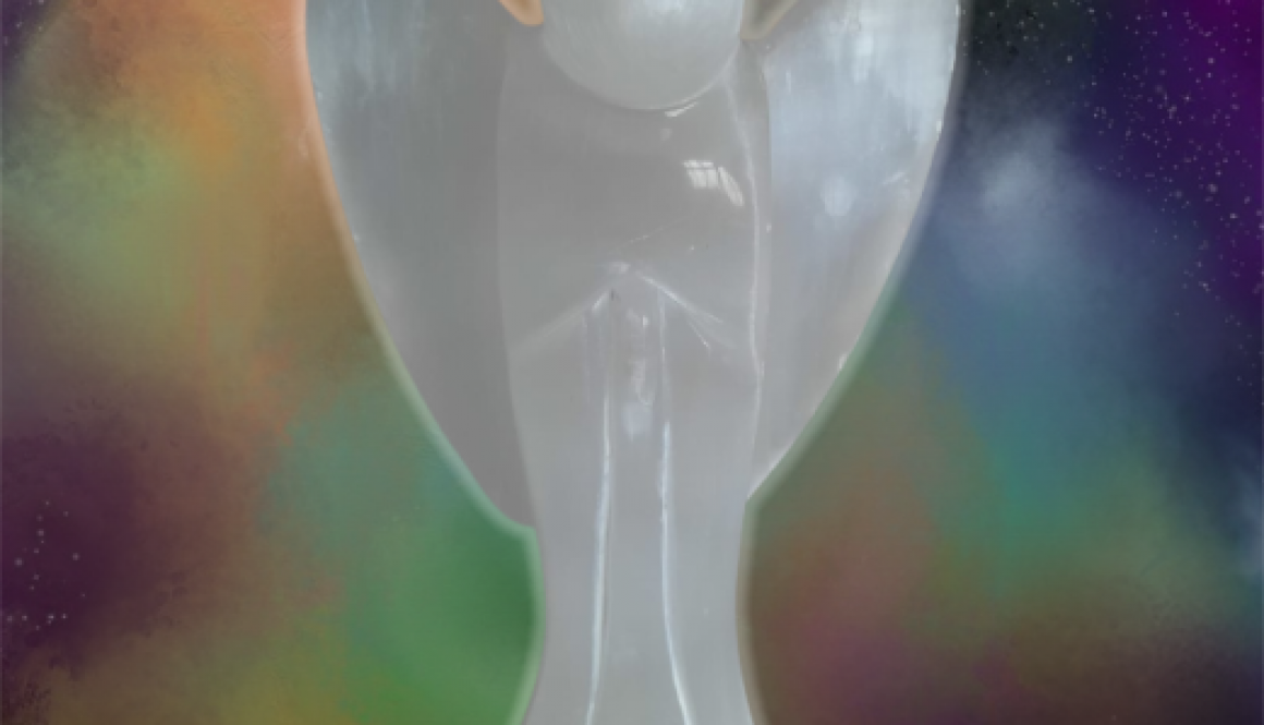 Engel | Selenit Weiß | ca. 15 cm